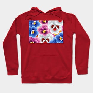 Abstract flowers illustration Hoodie